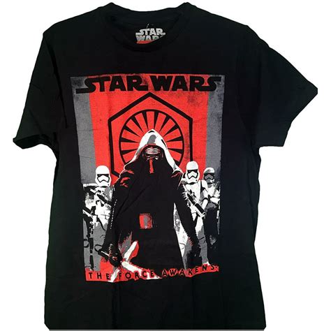 Star Wars Star Wars The Force Awakens Kylo Ren Mens T Shirt Black