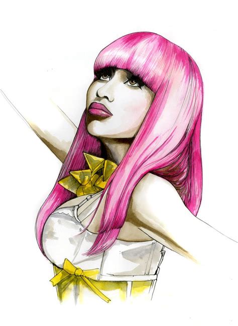 Nicky Minaj For Diesel Fragrance Factory Celebrity Drawings Singer