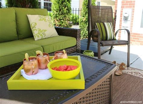 5 Easy Ways To Add Color To The Patio Green With Decor