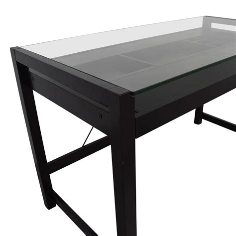83 Off Acme Acme Loakim Glass Top Computer Desk Tables