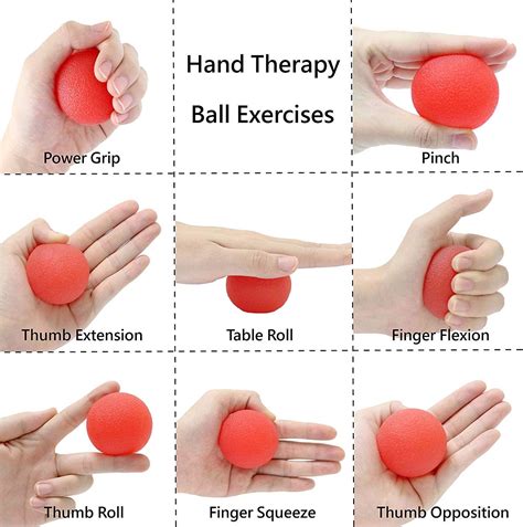 3pcs Stress Relief Ball Multiple Resistance Therapy Exercise Gel