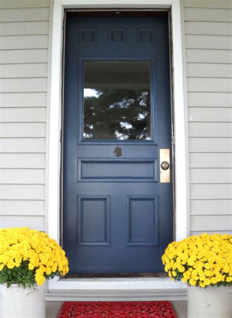 Navy Blue Front Door Makeover My Nearest And Dearest Painted Front