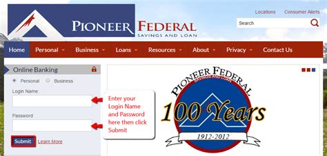 We're excited to begin offering personal loans for military in the near future. Pioneer Federal Savings & Loan Online Banking Login - Rolfe State Bank