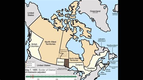 Animated History Of Canada Territorial Evolution Youtube