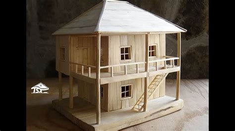 How To Make A Wooden Model House Model Homes Small Wooden House