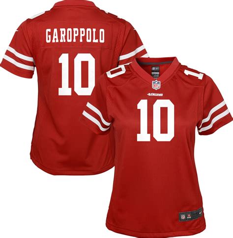 Nike Jimmy Garoppolo San Francisco 49ers Girls Youth Scarlet Game Jersey