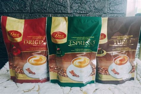 ดาวคอฟฟี่ กาแฟปรุงสำเร็จชนิดแห้ง 3อิน1 Dao Coffee กาแฟลาว 20g X 16ซอง