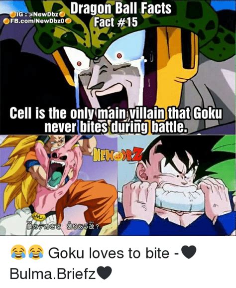 Dragon ball uploaded by ourdeerleader. Dragon Ball Facts New Dbz IG OF BcomNewDbzoO Fact #15 Cell Is the Only Mainivillain That Goku ...