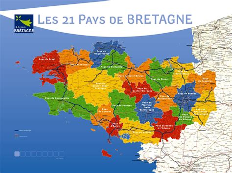 Carte De La Bretagne Détaillée Carte De La Bretagne Détaillée Carte