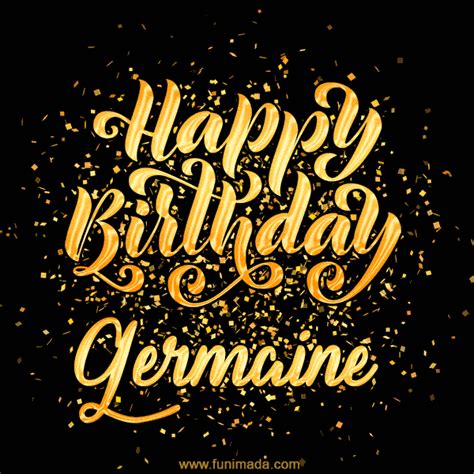 Happy Birthday Card For Germaine Download  And Send For Free
