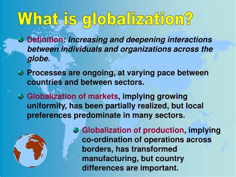 Ppt Chapter 2 Perspectives On Globalization Powerpoint Presentation