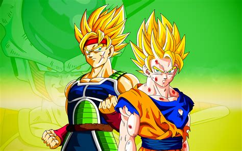 Bardock And Goku Widescreen By Psy5510