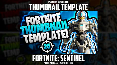 Fortnite Youtube Thumbnail Template Pack Rox Photoshop Template Images