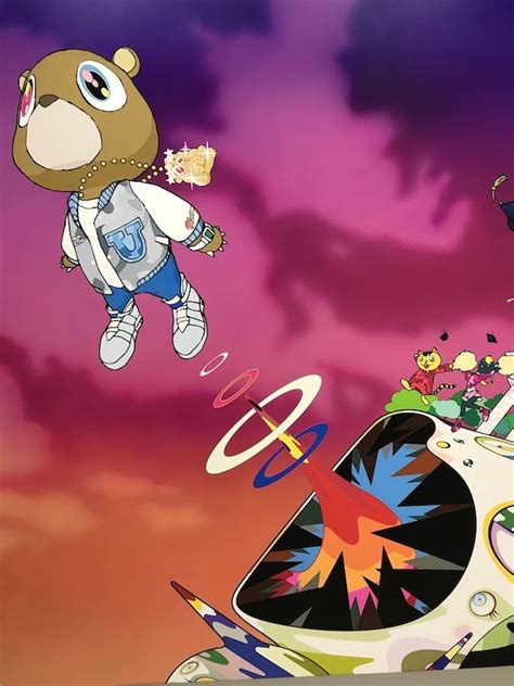 Kanye West Graduation Album Cover Takashi Murakami Allybilla
