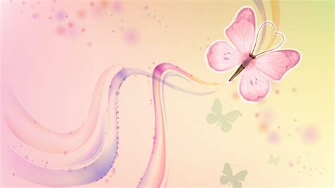 Beauty Flower Beautiful Pink Butterfly Wallpaper