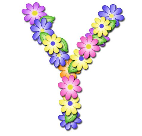 Granny Enchanteds Blog Letras Com Flores Alfabeto Monograma