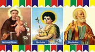 Os Santos do mês de Junho: Antonio, João Batista e Pedro - Leandro Quadros