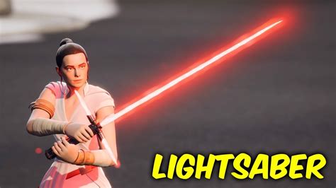 Fortnite Lightsaber Gameplay Kylo Rens Lightsaber Youtube