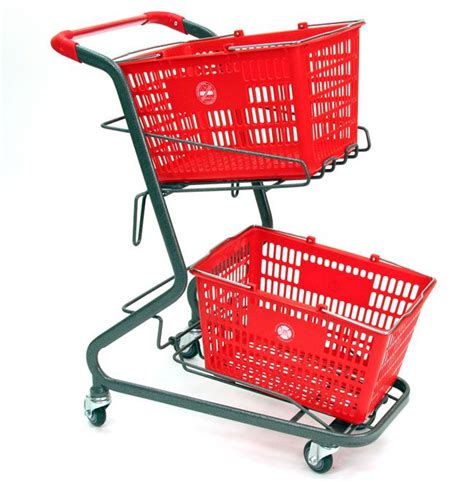 Retail Shopping Cart For Hand Held Shopping Baskets