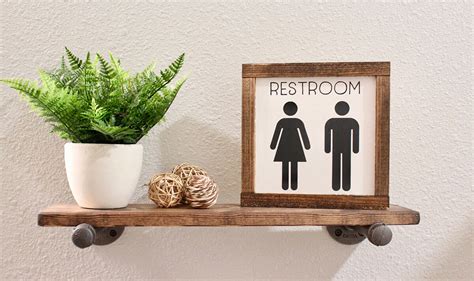 35 Best Bathrooms Sign Ideas And Designs For 2020
