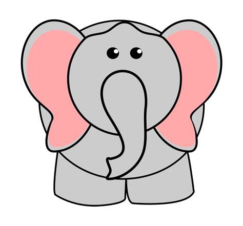 Cartoon Elephant Head Clipart Best