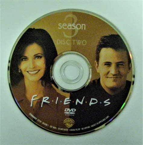 Zero Scratches Friends Season 3 Disc 2 Replacement Dvd Disc Only 4