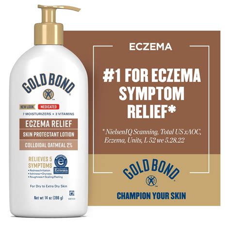 Gold Bond Medicated Eczema Relief Skin Protectant Lotion 14 Oz