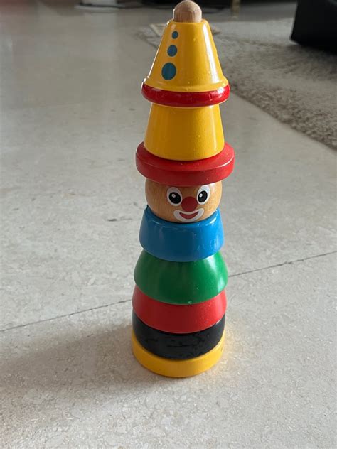 Brio Wooden Stacking Clown Babies And Kids Infant Playtime On Carousell