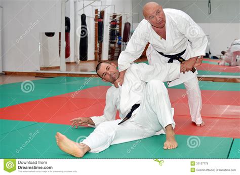 Karate Kick Lesson Editorial Stock Image Image Of Kick 31137779