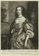 Portret van Maria Henrietta Stuart, William Faithorne (II), c. 1750 - c ...