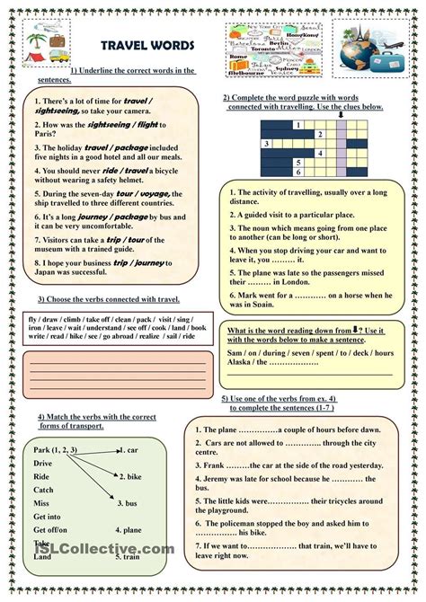 Travel Words Learn English Travel Words English Teaching Materials