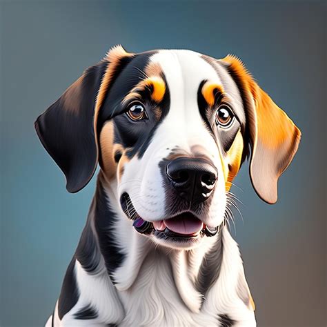 Premium Ai Image Happy Puppy Dog Smiling On Isolated Background