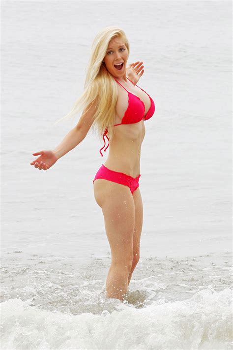 Heidi Montag In Red Bikini On The Beach In Santa Monica Hawtcelebs
