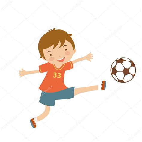 Cute Football Player — Stock Vector © Japanez 83848222