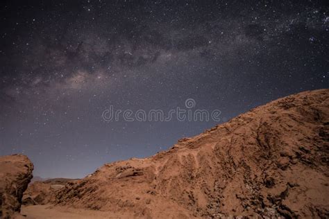 Milky Way Over Atacama Desert Chile Stock Photo Image Of South