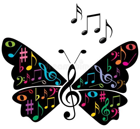 Music Notes Butterfly Stock Vector Illustration Of Creative 39461202