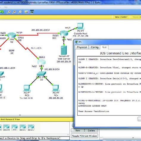 Packet Tracer Logical And Configuration Interface View Download