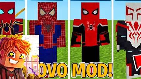 Novo Mod Do Menino Aranha Para Minecraft Java No Celular Youtube
