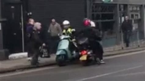 watch video dramatic moment 80 year old grandmum confronts moped gang metro video