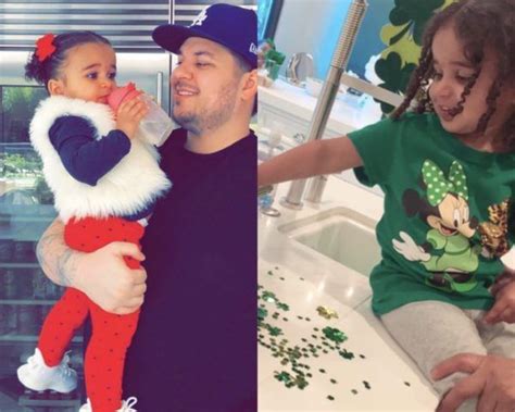 rob kardashian turns 32 and his little daughter dream did a surprise photos dream