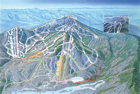 Jay Peak Piste Map Trail Map