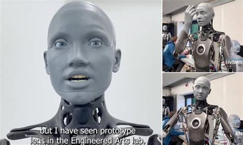 Worlds Most Advanced Humanoid Robot Ameca Says Shell Have Working