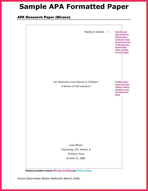 The american psychological association (apa) produces a style guide that dictates how college students should write and format their papers. 004 Apa Research Paper Cover Page Examples ~ Museumlegs