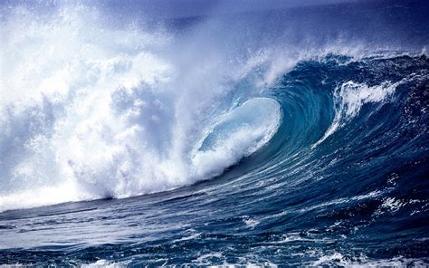 44 Ocean Wave Desktop Wallpaper Wallpapersafari