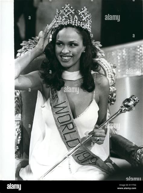 Nov 11 1979 Gina Swainson In Miss World 79 21 Year Old Gina