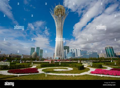 Bayterek Kazakhstan Astana Building City Sky Stock Photo Alamy
