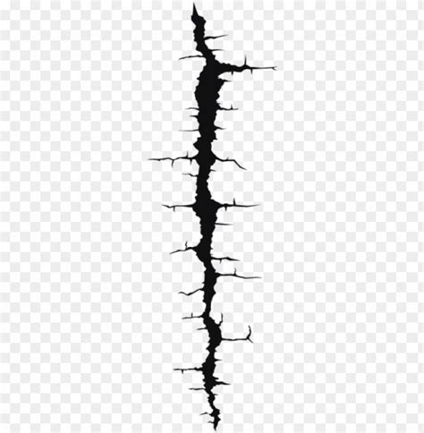 Crack Wall Png Monochrome PNG Image With Transparent Background TOPpng