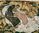 Egon Schiele, Tod und Mädchen, 1915
