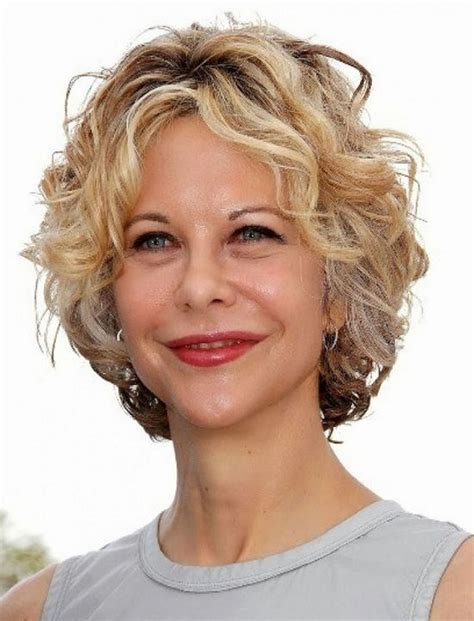 Meg Ryan Curly Short Hairstyles For Fine Hair Short Curly Hairstyles