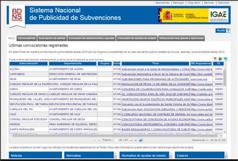 🚀 Portal Web Con Todas Las Subvenciones Y Becas De Entidades Publicas